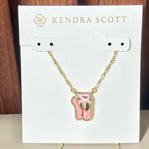 Kendra Scott Ballet Gold Short Pendant Necklace